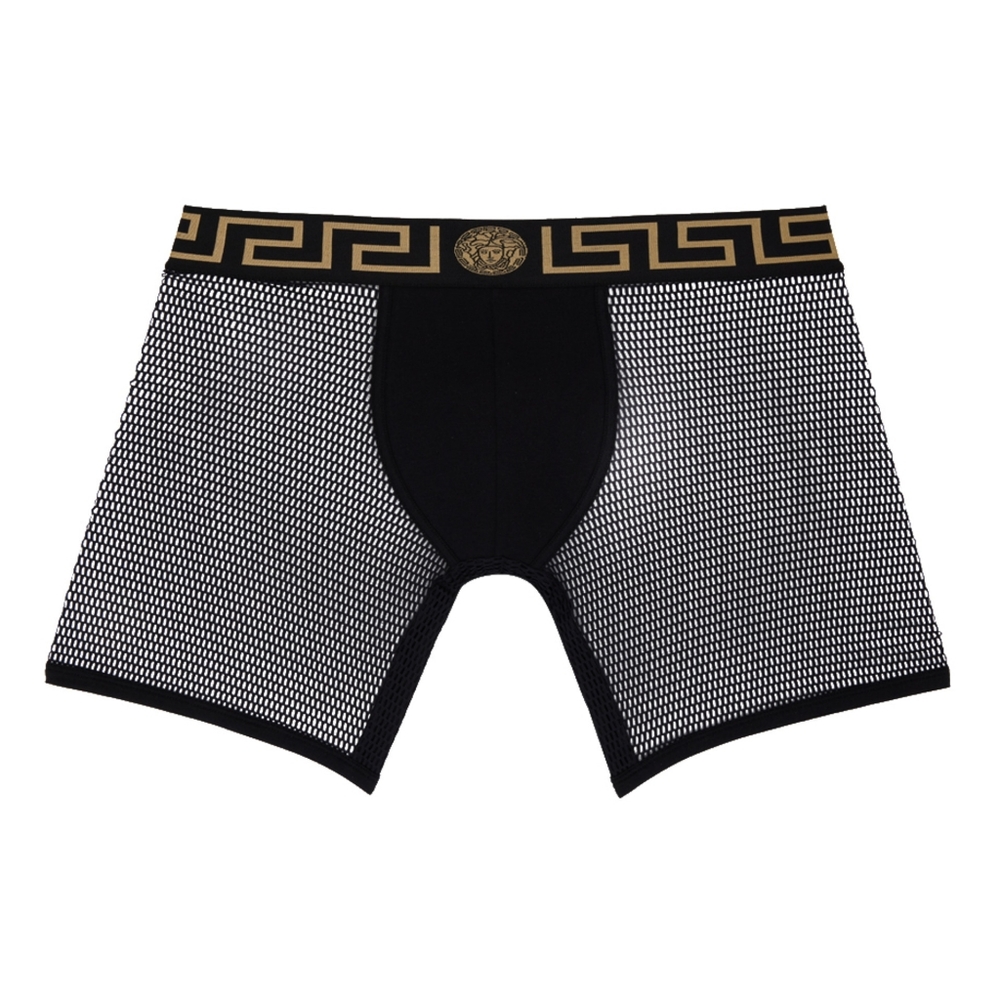 VersaceMen's La Greca Mesh Boxer Briefs